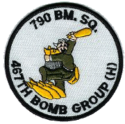 467th Bombardment Group Research - 790th Bombardment Squadron (H)